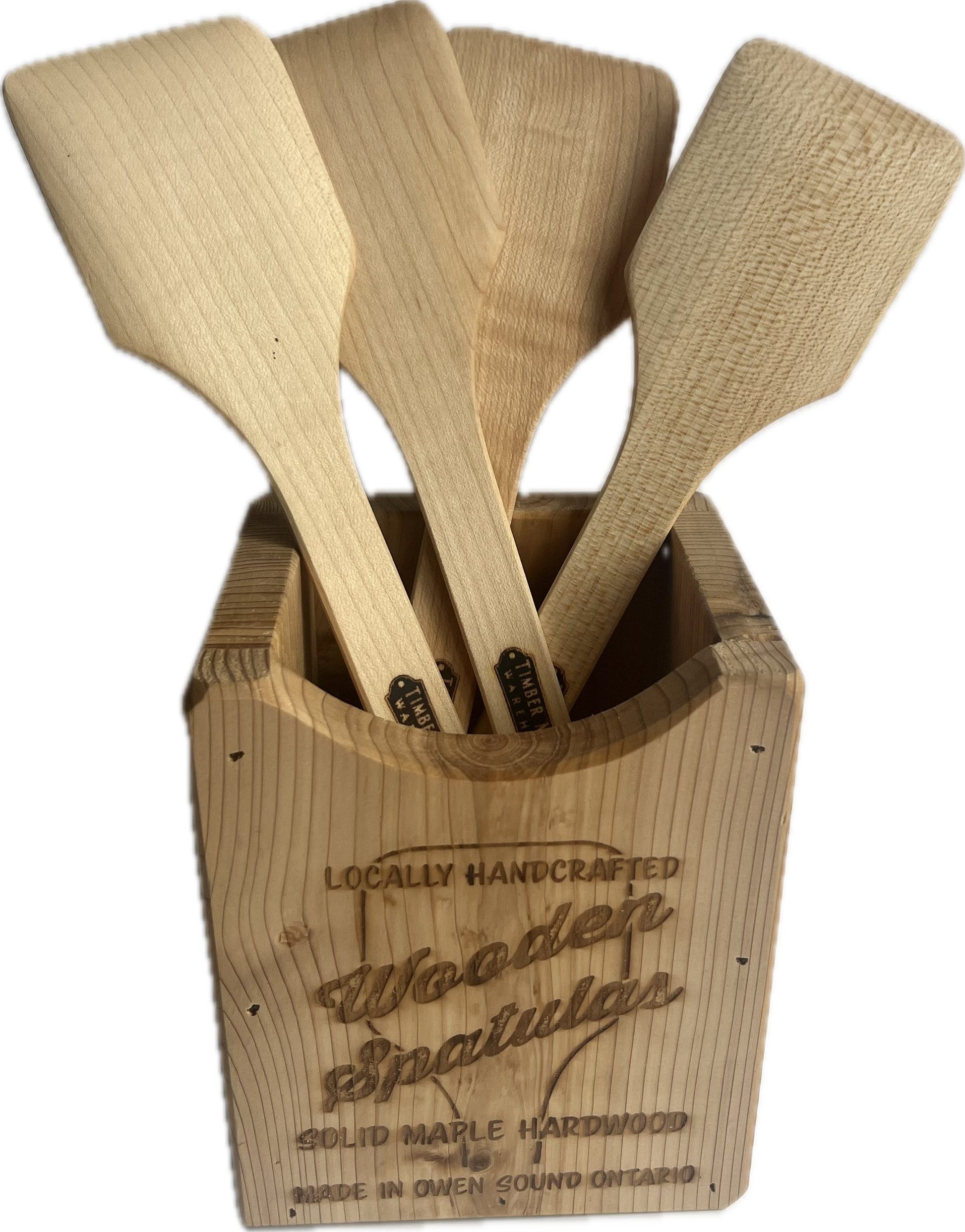 Maple Spatula Maple Wood Spatula - Handcrafted Kitchen Utensil Made in Ontario ...